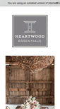 Mobile Screenshot of heartwoodessentials.com